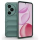 Toc de telefon mobil din silicon Gigapack, rezistență la șocuri, protecție cameră, 3d, verde închis, compatibil: Honor 400 Pro