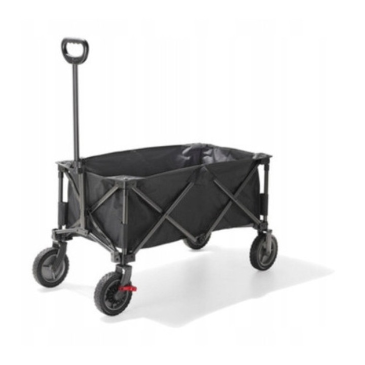Carucior de transport pliabil, Rocktrail, 98x49x110cm, cu roti mari, capacitate 50kg
