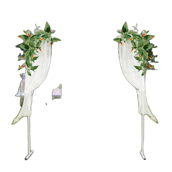 Stativ Arha Patrata, Inaltime Ajustabila 3.5ft-6.6ft, Material Fier, Montare Usoara, 2m x 2m