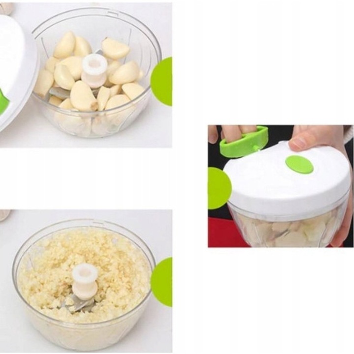 Feliatoare manuala Moly, 3 lame din otel inoxidabil, set, multicolor, usor de utilizat