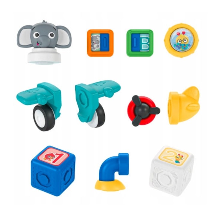 Set de constructie BABY EINSTEIN Connectables Dive&Soar, 11 elemente, 7,62x7,62x7,62cm