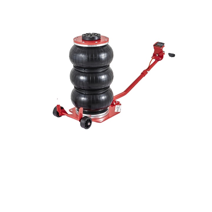 Elevator pneumatic, 3 tone, inaltime fixa, mecanism de ridicare rapid, 13.4x9.8x17.7in