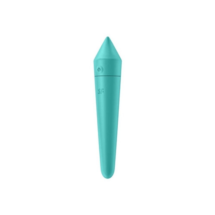 Вибратор Satisfyer Power Bullet 8, тюркоаз, 10,5x2,2см, USB зареждане, водоустойчив