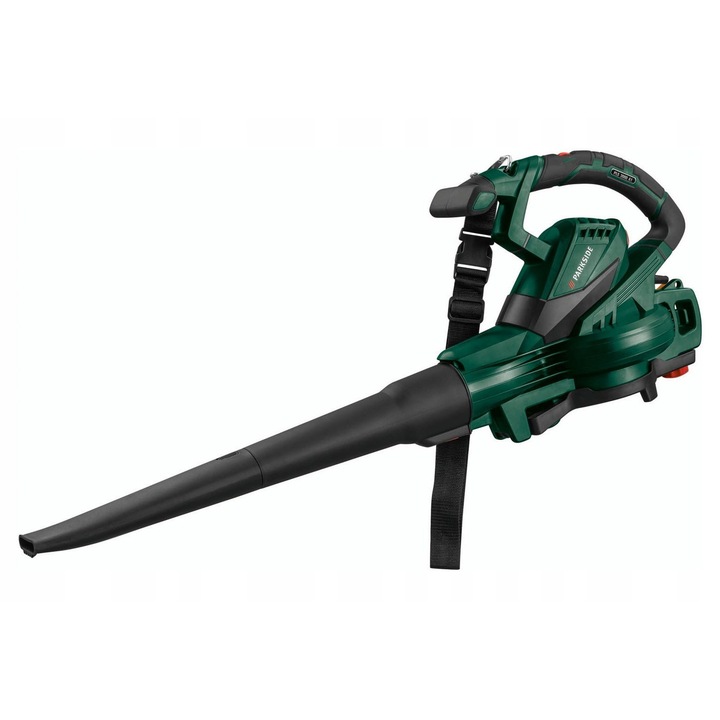 Aspirator de frunze cu tocator/dmuhawa ParkSide PELSB 3000 A1, 3000W, 320 km/h, 4,058 kg