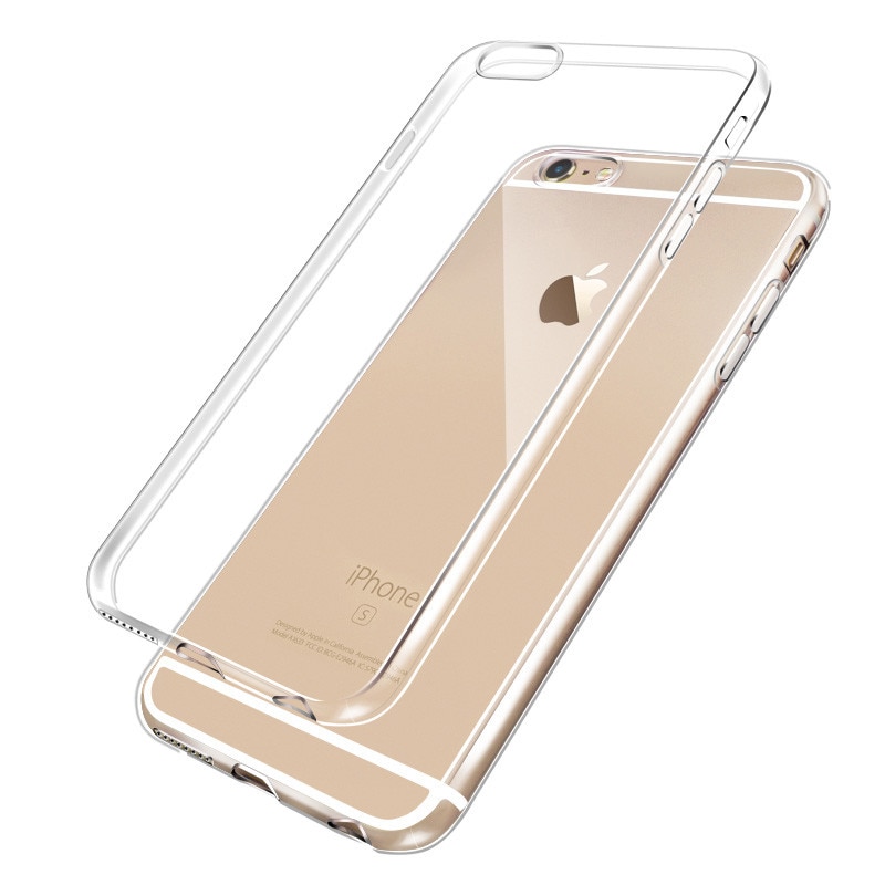 Capac de protectie din TPU transparent 0.8 mm pentru Apple iPhone 8