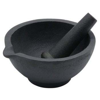 Mojar cu pistil KingHoff, material fonta, diametru 13 cm Mojar cu pistil KingHoff, material fonta, diametru 13 cm