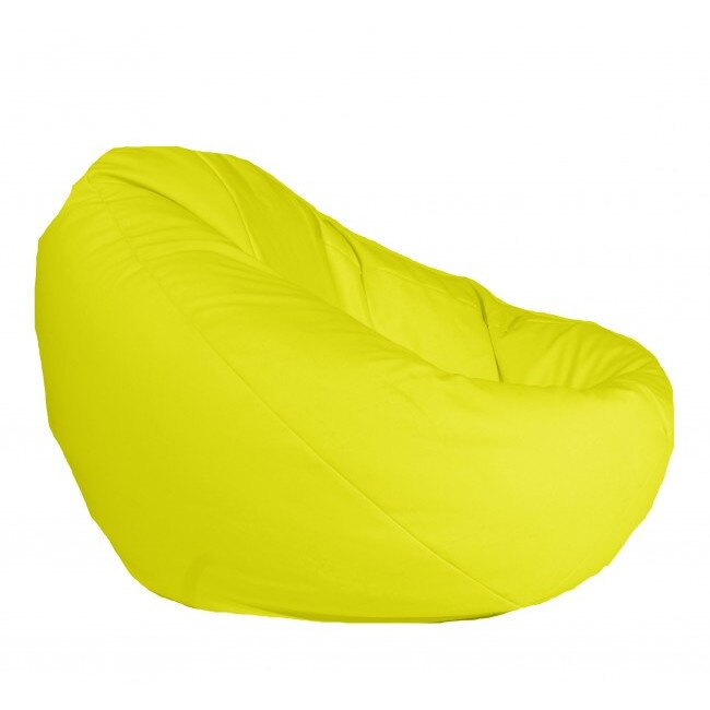 Fotoliu Mare, Nirvana Gigant - Green Neon , pretabil si la exterior, umplut cu perle polistiren, Fabricat in Romania