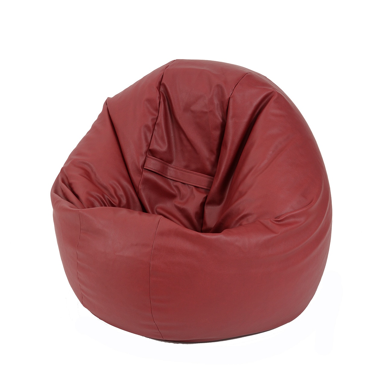 Fotoliu pentru Copii, 2-14 ani, Relaxo - Bordo (piele eco) umplut cu perle polistiren, Fabricat in Romania