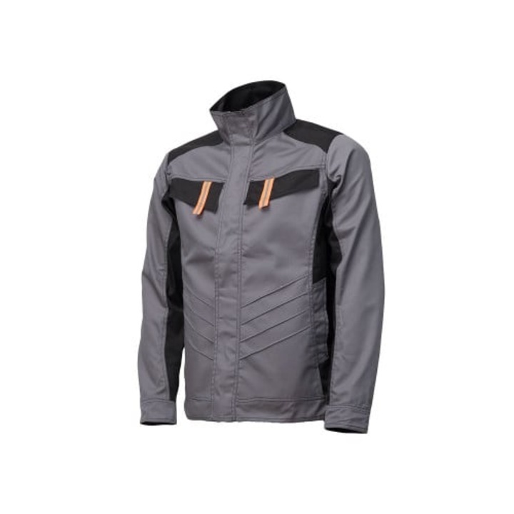 Jacheta de protectie riscuri minime Vulcano, Renania, din bumbac si poliester, culoarea gri - marimea 52