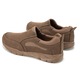 Pantofi barbatesti Permani, casual, maro, piele ecologica, fara inchidere, 45 EU