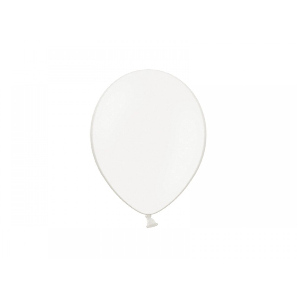 Baloane latex 25 cm, Alb, 100 buc