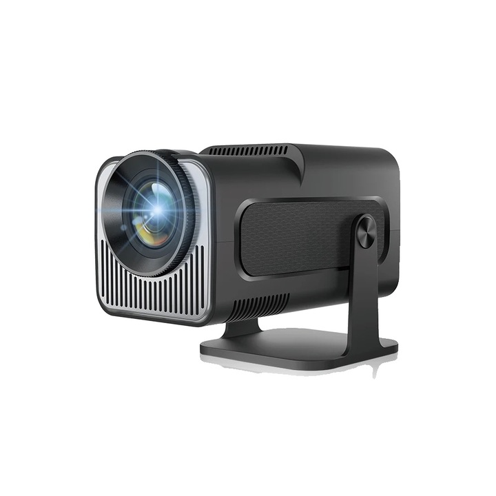 Видео проектор HY320 MINI 720P, 1280x720, 300 ANSI лумена, автоматична корекция, проекция 30x200 инча, EU щепсел