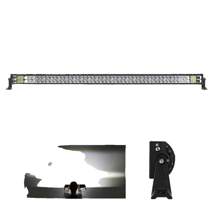 Bara de lumina, 52 inch, duala, combo, IP68