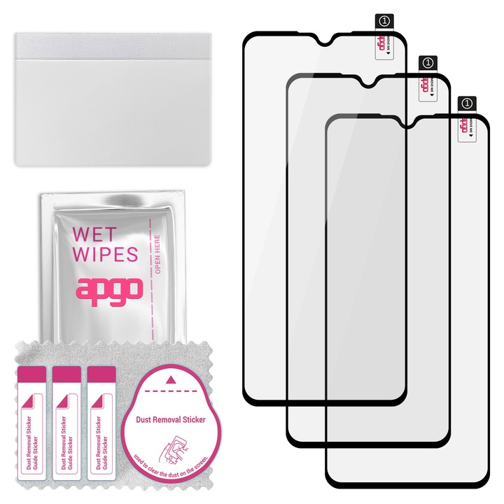 3 darabos 9H rugalmas edzett üveg képernyővédő fólia Oppo K7 5G-hez – apgo rugalmas edzett üveg