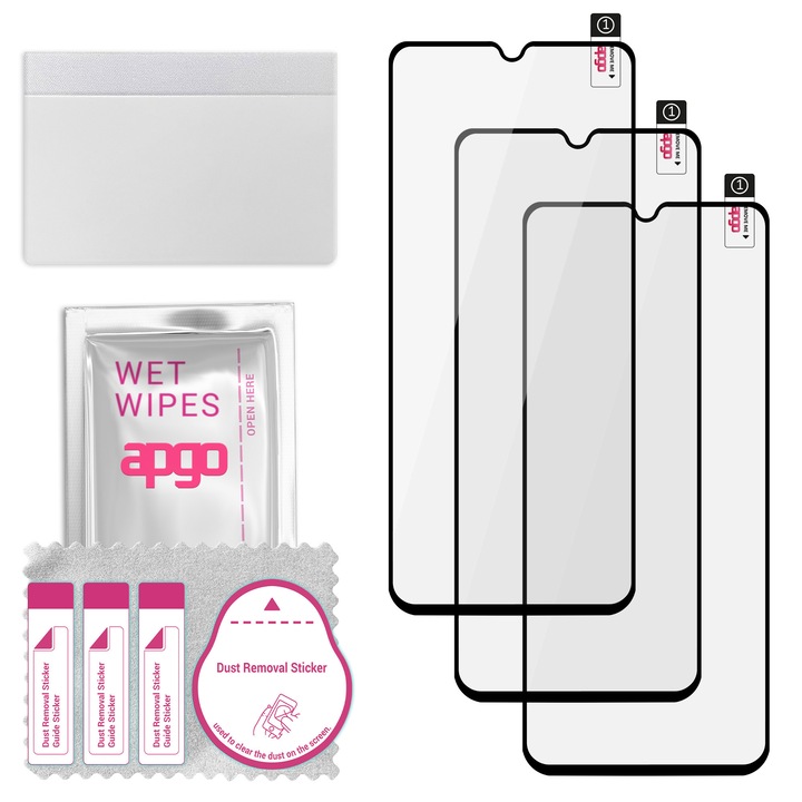 Комплект от 3 9H гъвкави протектори за екран от закалено стъкло за Energizer Hardcase H620S – apgo Flexible Tempered Glass