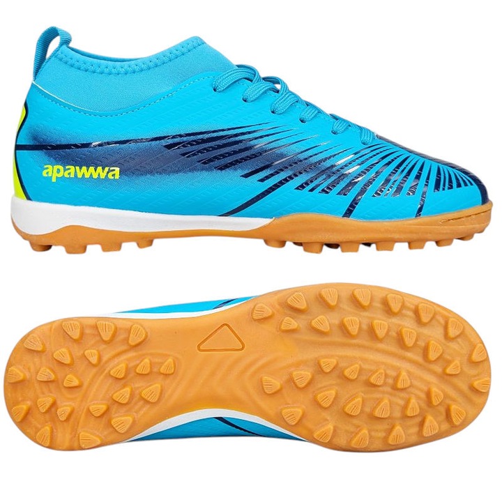 Pantofi sport copii Turfy, Permani, Albastru, Piele ecologica