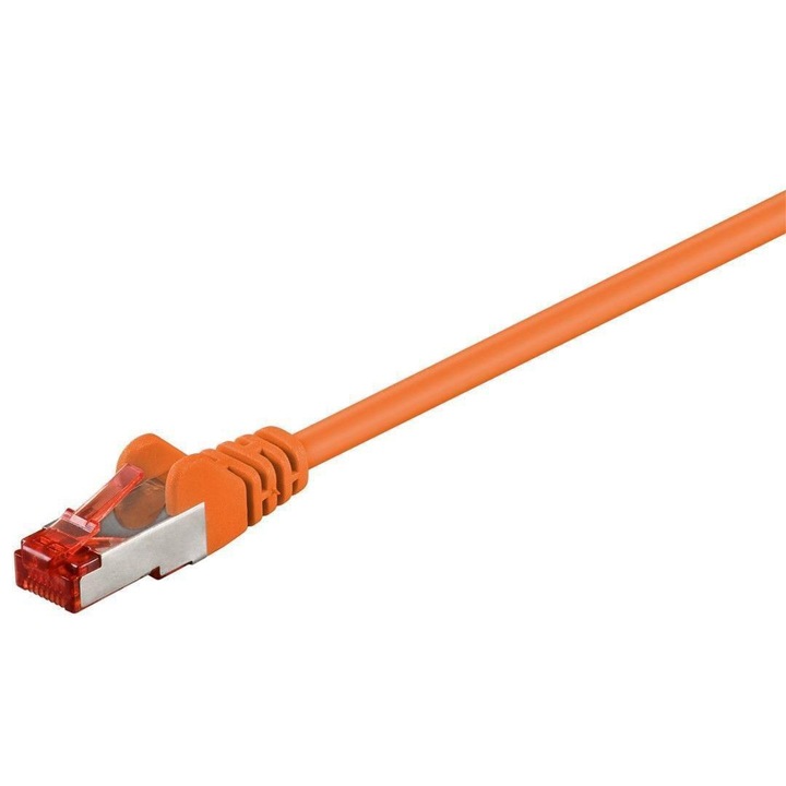 MicroConnect CAT6 S/FTP кабел 25 м оранжев LSZH 4x2x28 AWG
