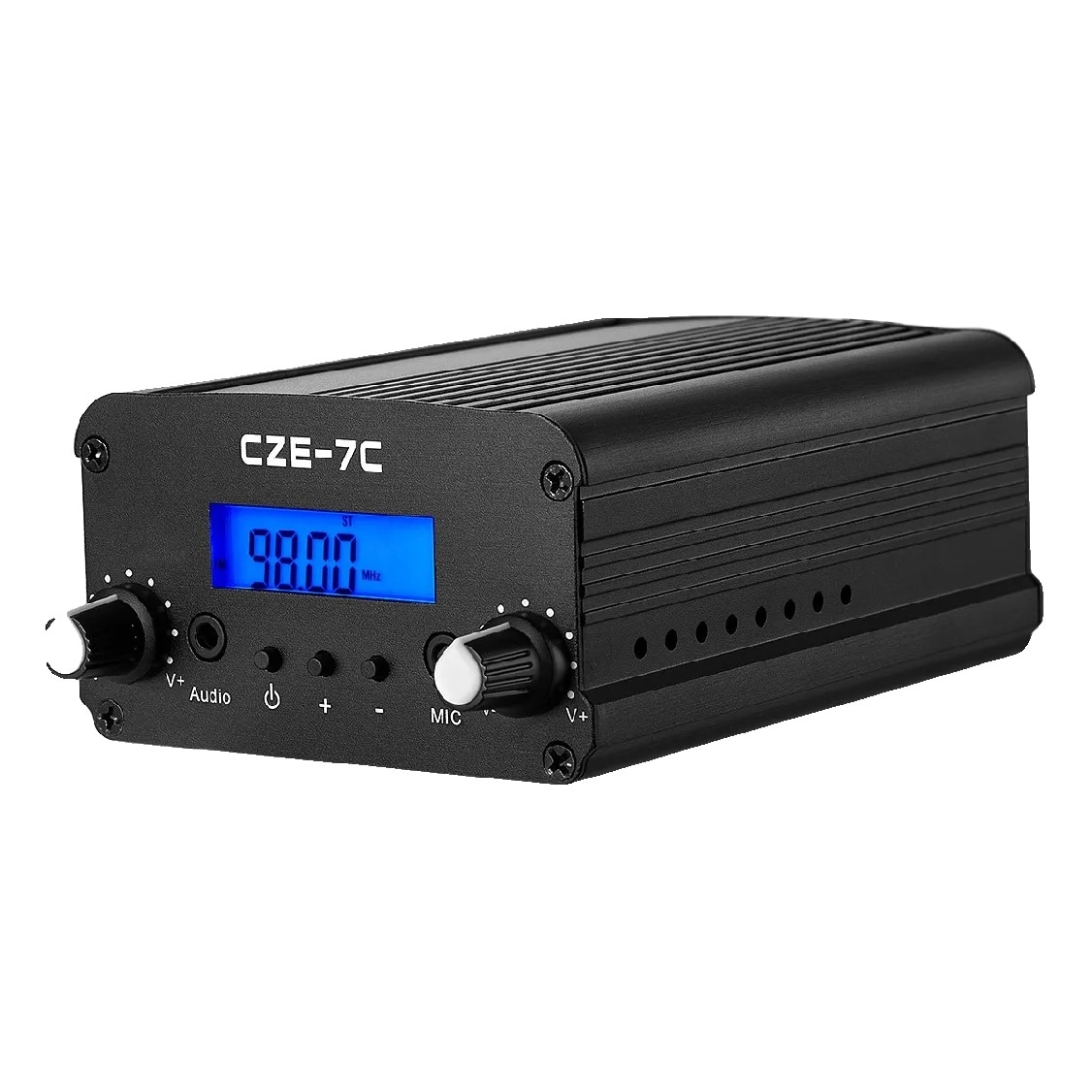 Wireless FM Transmitter, 1W/7W Output, 76-108MHz Frequency Range