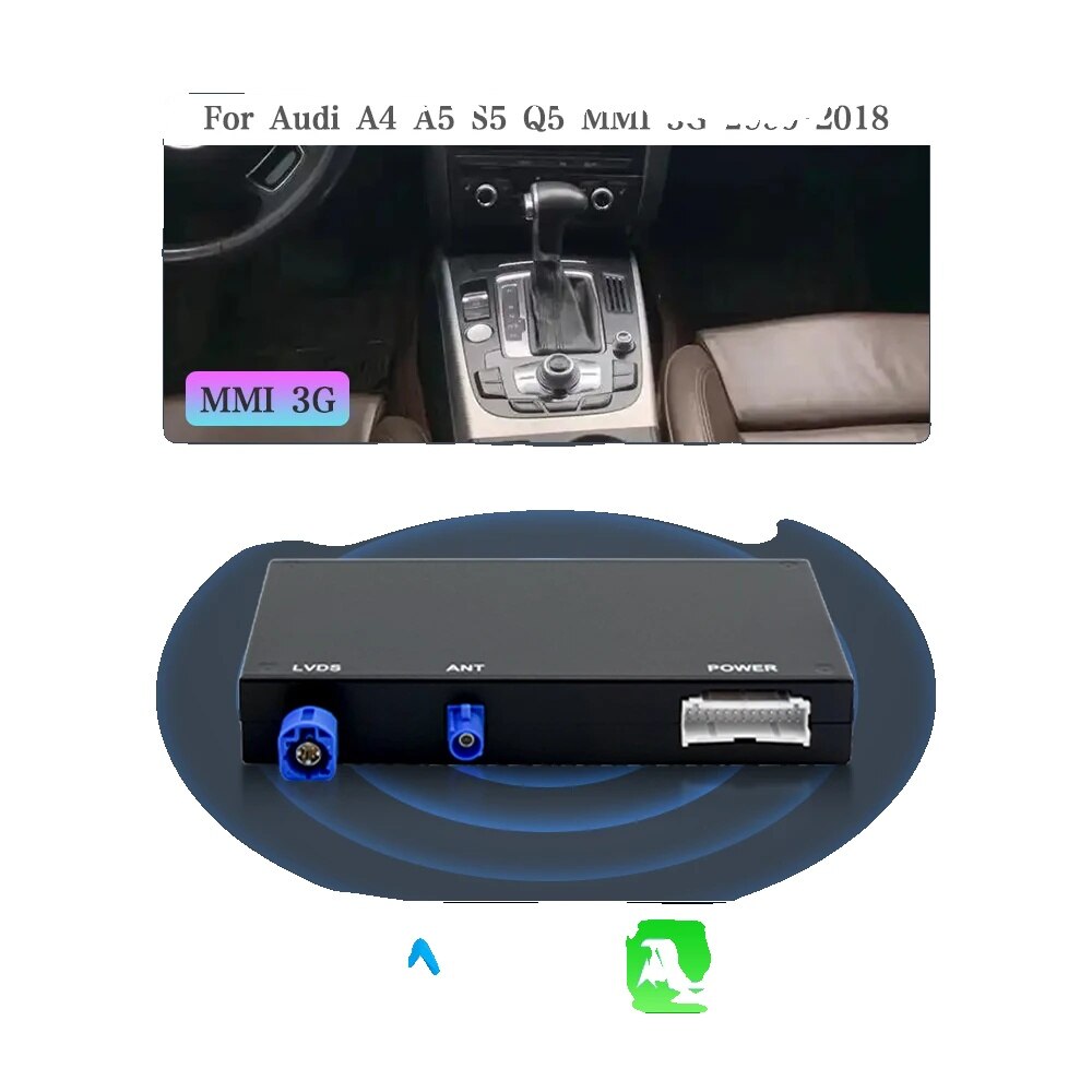 Cutie de conversie Wireless CarPlay pentru Audi MMI 3G, CarPlay