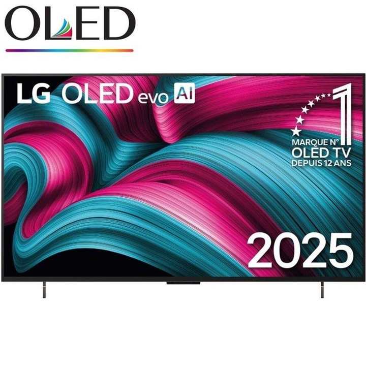 Смарт телевизор LG OLED42C54LA 42", 4K Ultra HD, HDR, черен, 30x20 см