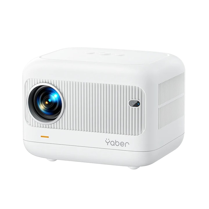 Мини видео проектор, 1280x720P, Bluetooth 5.2, корекция на трапецовидно изкривяване +/-40, L1, 16x12.5x11.8см