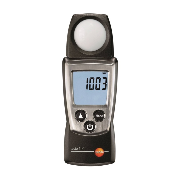 Luxmetru, testo 540, cu capac si husa de transport