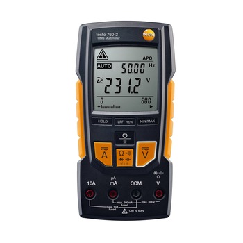 Multimetru digital, testo 760-2, cu selectare automata a parametrilor masurati Multimetru digital, testo 760-2, cu selectare automata a parametrilor masurati