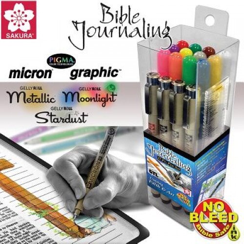 Micron/Gelly Roll Bible Journaling 17 PC Pen Set