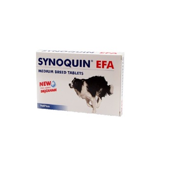 Supliment nutritiv pentru animale, Synoquin EFA - caini talie medie (10-25 kg) 30 tablete Supliment nutritiv pentru animale, Synoquin EFA - caini talie medie (10-25 kg) 30 tablete
