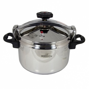 Oala sub presiune Bohmann, inox, 7 l Oala sub presiune Bohmann, inox, 7 l