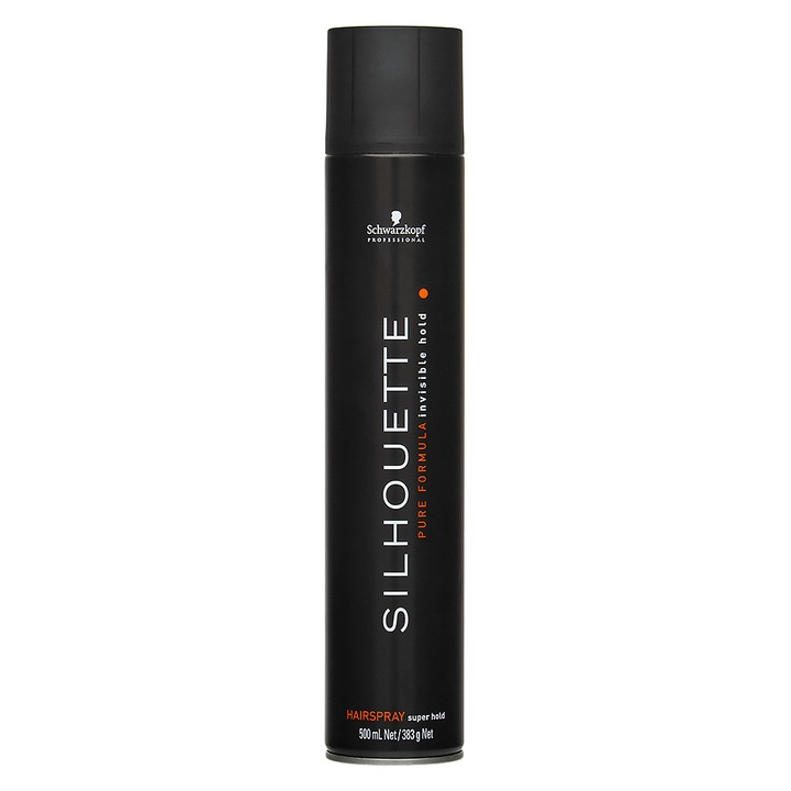 Fixativ Schwarzkopf Professional, Silhouette Super Hold Hairspray, 500 ml