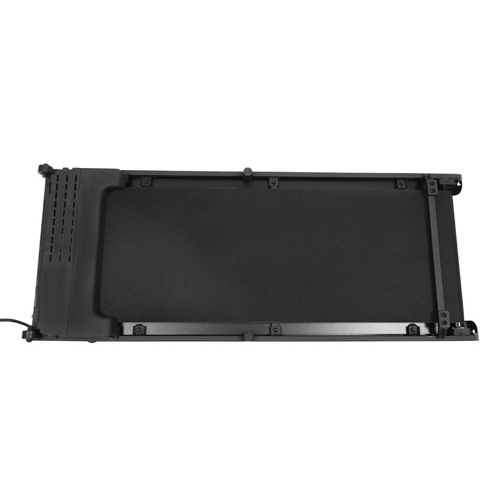 Banda de mers, Walking Pad sub birou, Electrica, Motor DC cu perii silentios, Certificare CE, Nepliabila, Otel/ABS/MDF/PVC, Negru