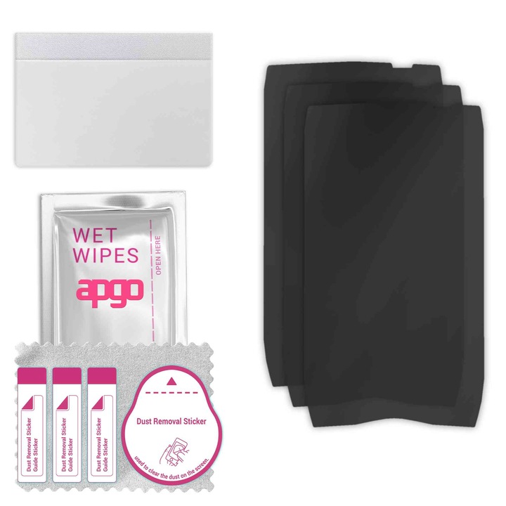 3x apgo PRIVACY защитно стъкло за Oukitel K16 – хибридно стъкло, пълно лепило, гъвкаво стъкло