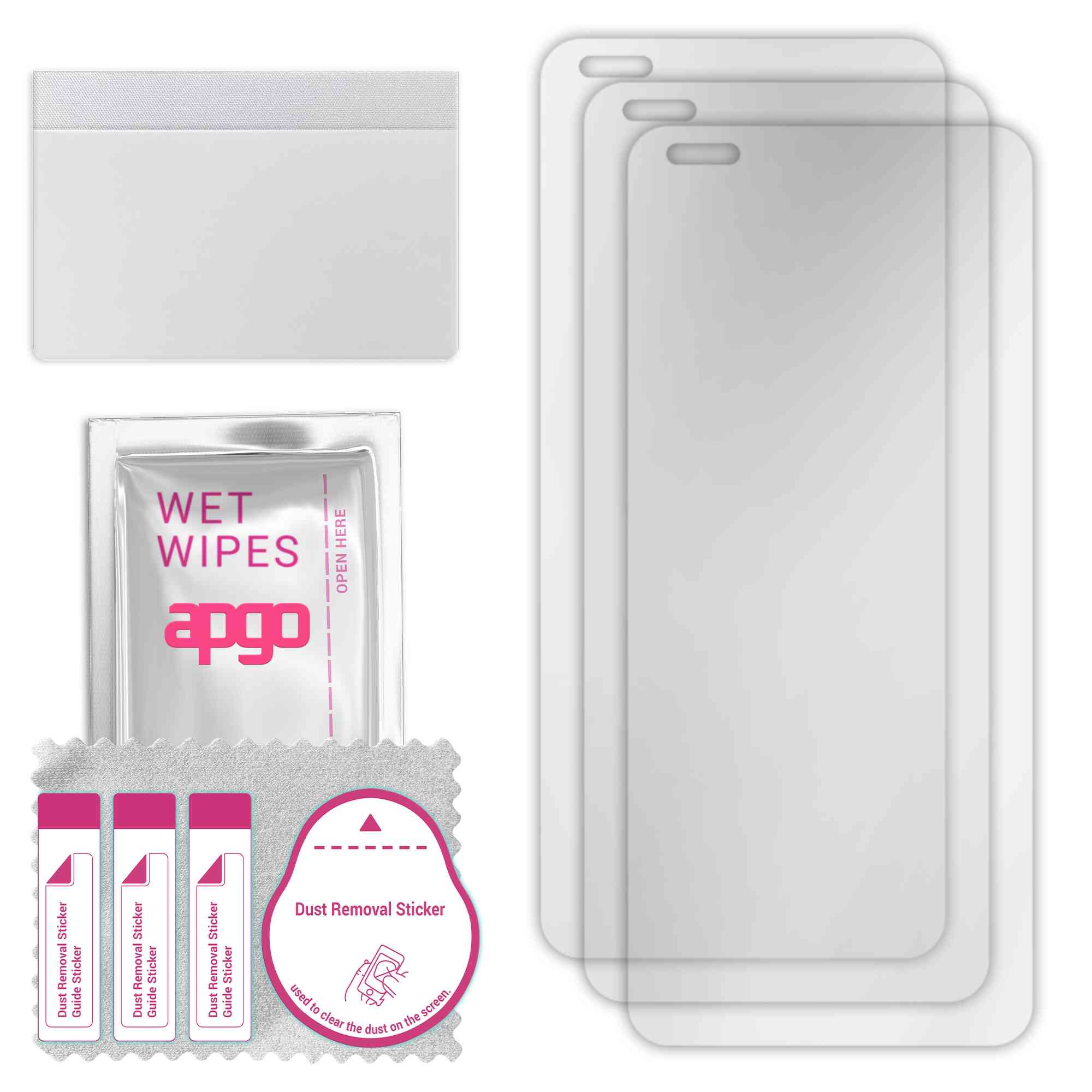 3x folie de protectie apgo pentru Honor Magic5 Pro – afisare completa, lucioasa, hidrogel, full glue, 5D