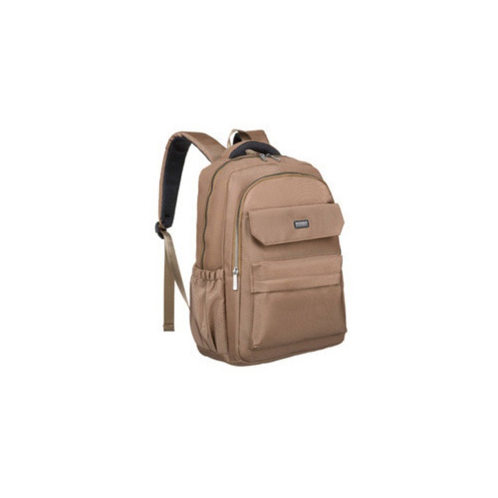 Rucsac, Peterson, Nailon, 2 Compartimente, 30 x 45 x 15 cm, Maro