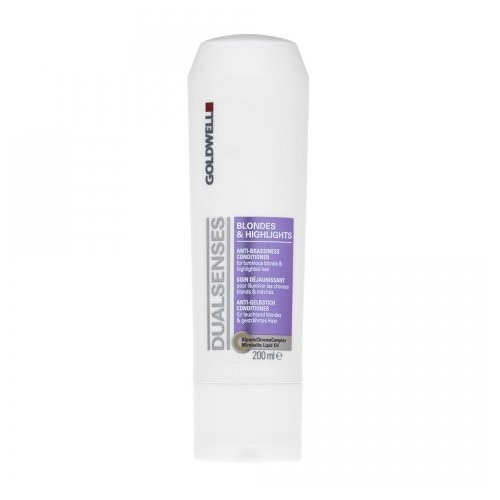 Goldwell Dualsenses Blondes & Highlights Anti-Brassiness Conditioner balsam pentru par blond 200 ml