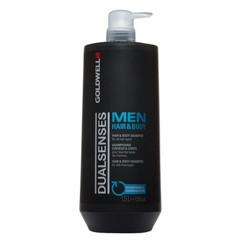 Sampon Goldwell Dualsenses For Men Hair & Body Shampoo si dus gel 2in1 pentru toate tipurile de par 1500 ml Sampon Goldwell Dualsenses For Men Hair & Body Shampoo si dus gel 2in1 pentru toate tipurile de par 1500 ml
