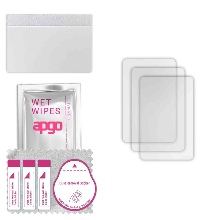 3x apgo képernyővédő fólia ZTE Nubia Flip 2-höz – teljes kijelzős, fényes, hidrogél, teljes ragasztós, 5D