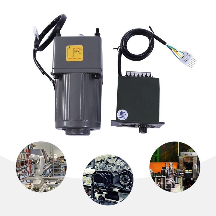 Motoreductor AC, motor cu turatie reglabila, 40 W, 208–230/240 V, reglare continua 0–1400 rpm, IE1, CE
