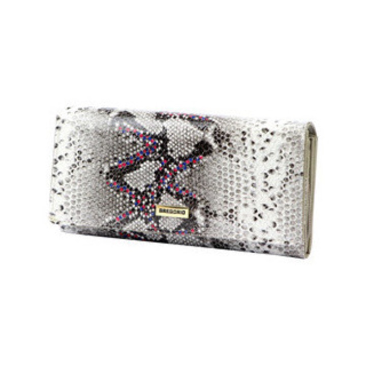 Portofel dama Gregorio, piele naturala, design modern, 8 compartimente pentru carduri, multicolor