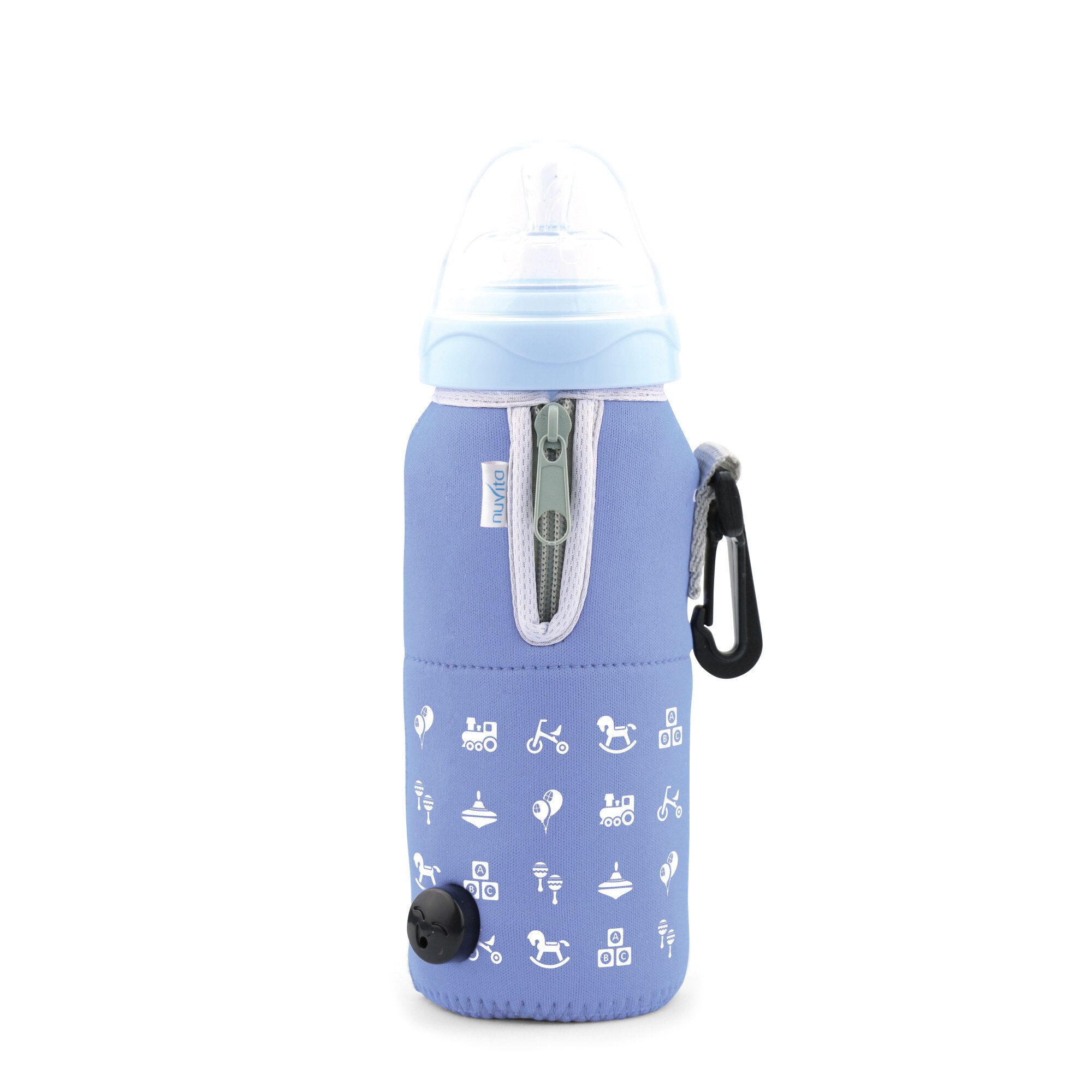 Incalzitor auto cu husa cu fermoar albastru Nuvita 1074