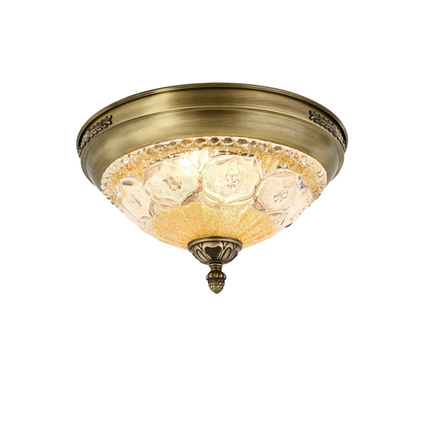 Plafoniera Avonni Ruya dimensiune medie, finisaj Antique 2xE27 max60W