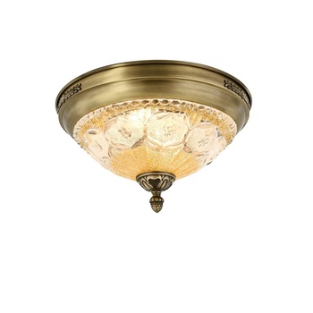 Plafoniera Avonni Ruya dimensiune medie, finisaj Antique 2xE27 max60W Plafoniera Avonni Ruya dimensiune medie, finisaj Antique 2xE27 max60W