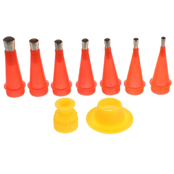 Set duze etansare inox silicon multicolor 8.20x2.50x2.50cm