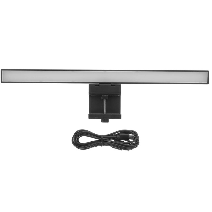 YANYXR monitor lámpa 33x8x3cm fekete LED állítható időzítővel