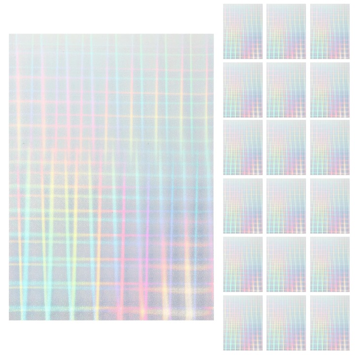 YANYXR öntapadós címkék, PVC, fehér, 29.7x21cm, 20 lapos szett