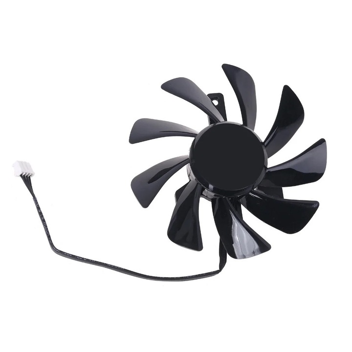 YANYXR RX470 RX570 GPU hűtőventilátor, fekete, 85mm