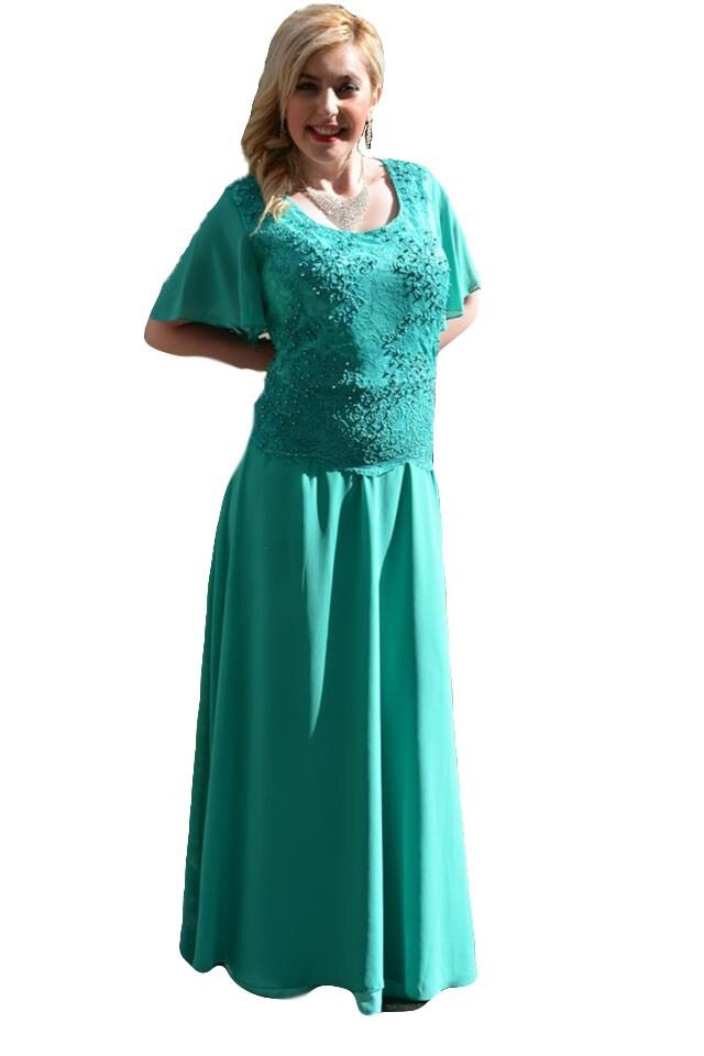 Rochie cu aspect de costum, model lung,D&J Exclusive, Turcoaz
