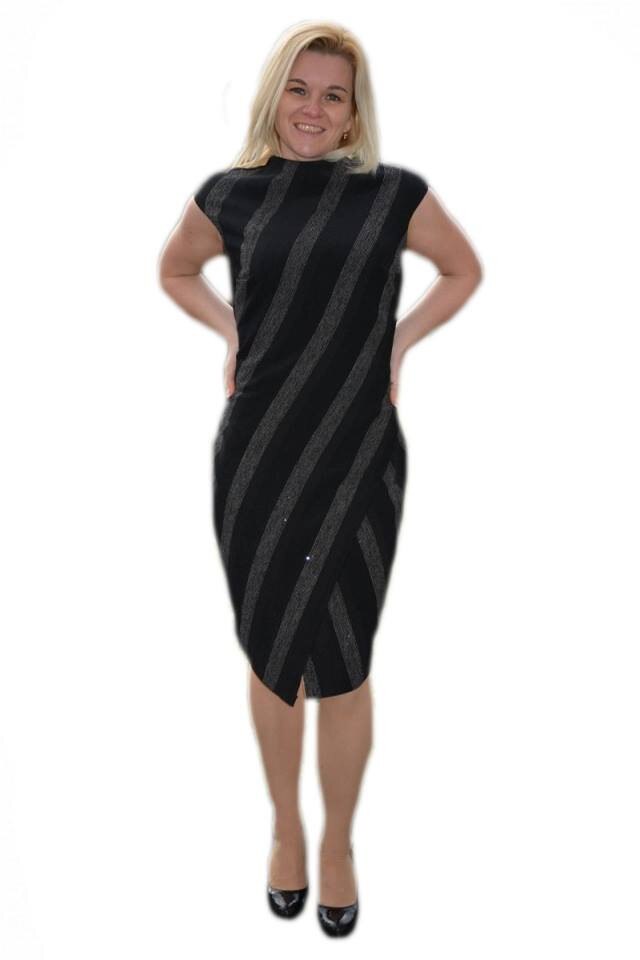 ochie feminina cu croiala cambrata,D&J Exclusive, Negru