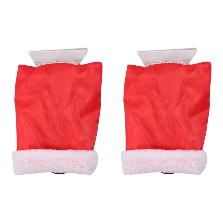 Set 2 lopati pentru zapada tip manusa YANYXR rosu 25x17x2cm